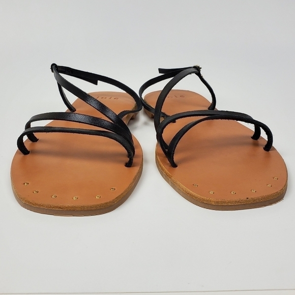 Joie Baja Leather Strappy Flat Sandal NEW 37.5 - Picture 2 of 12